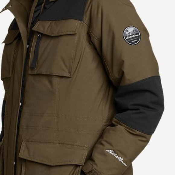 EDDIE BAUER WOMEN'S VINSON MOUNTAIN OPS DOWN PARKA FAUX FUR NEW  SMALL NWT FIRM - Picture 3 of 15